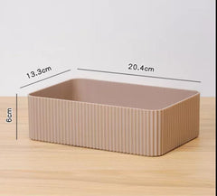 Desktop Storage Box Cosmetic Makeup Organizer Storage Plastic