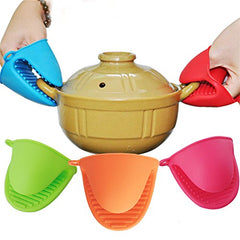 Cooking Finger Protector Silicone Hot Pot Holder (Pair)