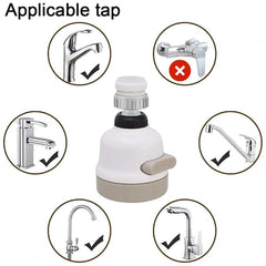 Faucet Tap Nozzle with 360-Degree Movement