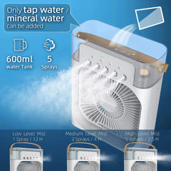 Small Portable Air Conditioner Usb Desktop Cooler Conditioning Humidifier