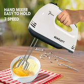 7 Gear Electric Egg Beater Hand Mixer