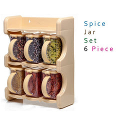 Spice Jars/Masala Boxes 6 pcs with 6 spoon