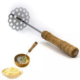 Potato Masher, Multipurpose Manual Wooden Handle