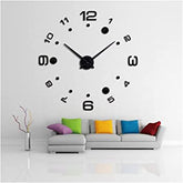 LFDecor Large Home Wall Clock 3D DIY Clock Acrylic
