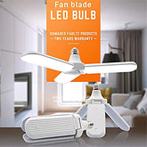 Foldable Fan Blade Light