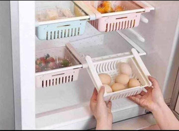 Expandable Adjustable Fridge Storage Basket