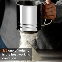 Flour Filter Sifter Baking Sieve Cups