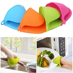 Cooking Finger Protector Silicone Hot Pot Holder (Pair)