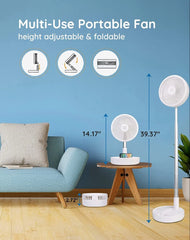 Rechargeable Folding Stand Fan