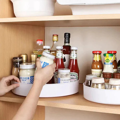 360° Rotating Kitchen Organizer Tray