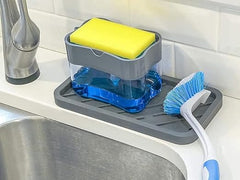 Soap Pump Dispenser And Sponge Holder