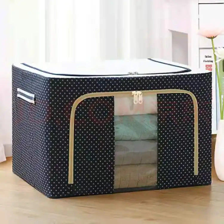 66 Litre, Storage Boxes for Clothes with Zip