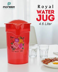 Royal Water Jug 4.6 Litre Large Size High Capacity Pitcher