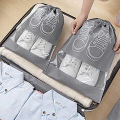 Pack of 5 Portable Travel Shoe Bag