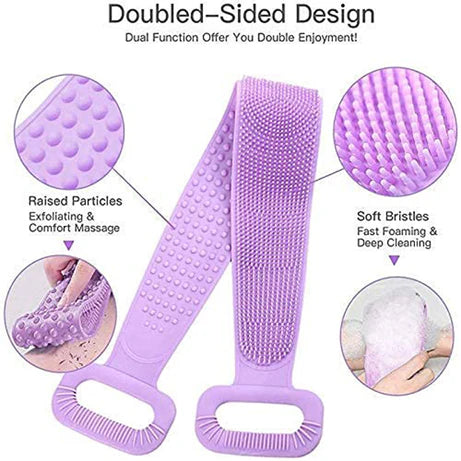 Silicone Bath Belt Scrubber