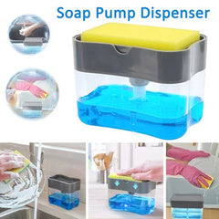 Soap Pump Dispenser And Sponge Holder