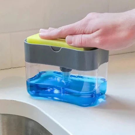 Soap Pump Dispenser And Sponge Holder