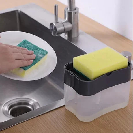 Soap Pump Dispenser And Sponge Holder