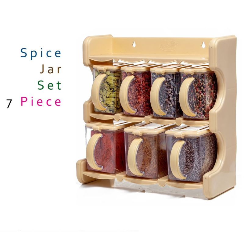Spice Jars/Masala Boxes Set For Kitchen 7 pcs with 7 spoon