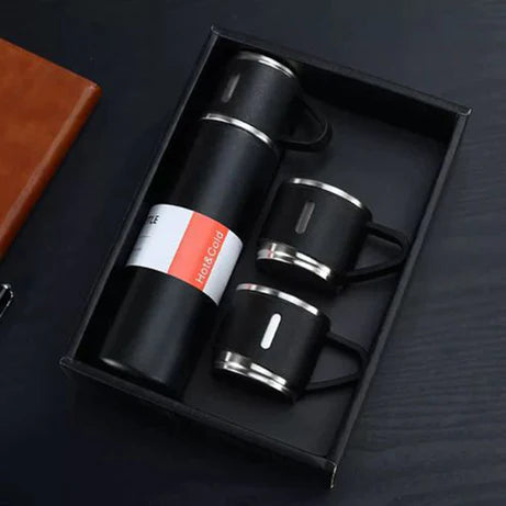 Vacuum Flask Set Stainless Steel Drinking Metal Water Bottle Gift High Quality Vacuum Flask Bottle - 500ml