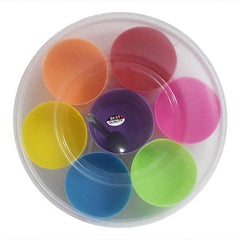 Round Masala Container Plastic Spice Box, Shape: Circular, Capacity: 7
