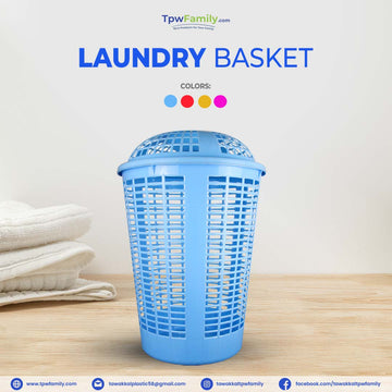 Crown Laundry Basket With Cap