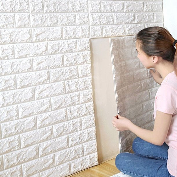 Background Wall Brick Sheet in PVC 3D Moistureproof