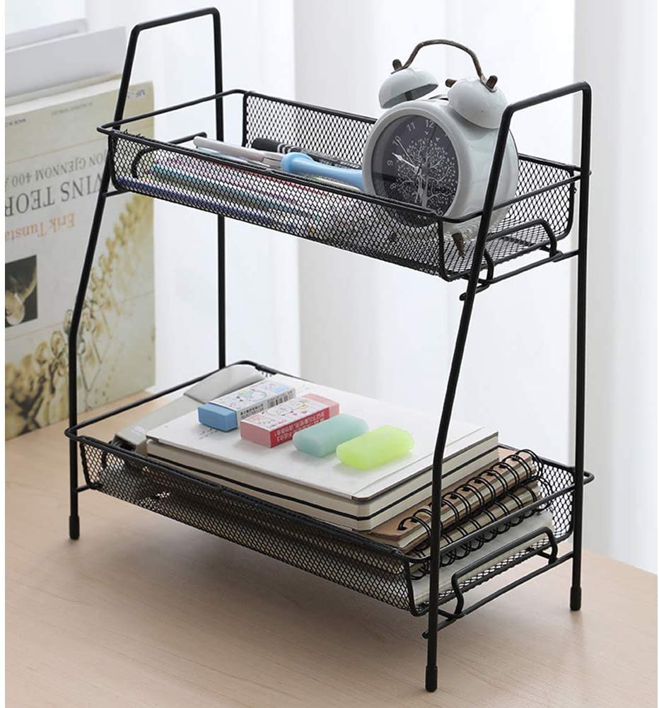 2-Tier Bathroom Shelf Organizer countertop