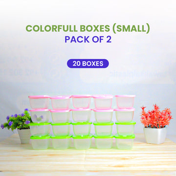 Colourfull box pack of 20