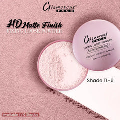 Glamorous Face Matte Finish Fixing Loose Powder.