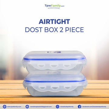 Air Tight DOST BOX 2 Pieces Set (0.8 Litre)