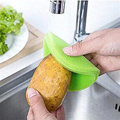 4 pcs Silicone Dish Washing Kitchen Accessories Brush Bowl Pot Pan Wash Cleaning Brushes