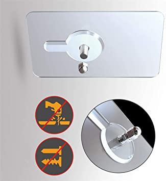 WALL MOUNTED SCREW STICKER PACK OF 2