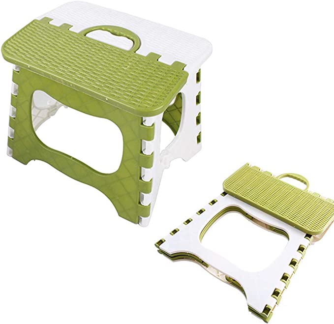 Folding plastic stool for kids