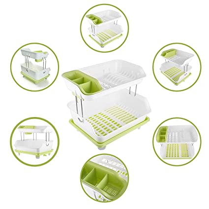 Multi Purpose Draining Dish Rack