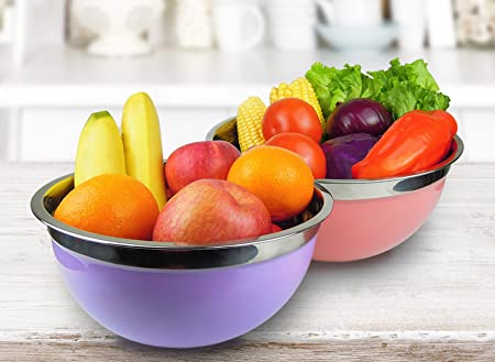 Food Container 5 Pcs Color Bottom