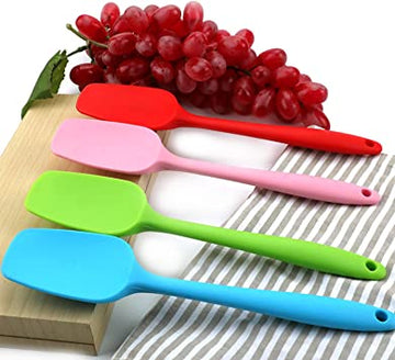4 pcs Silicone Mixing Spoon High-Grade Solid