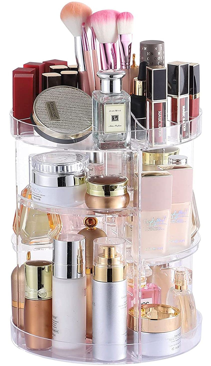 Acrylic Rotating Make up Organizer, 360 Degree