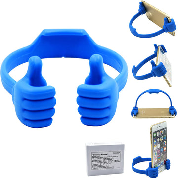 Honsky - Blue Universal Flexible Thumb Smartphone Stand Holder