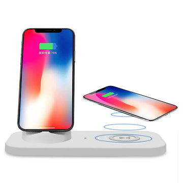 3 IN 1 CHARGING STATION WITH WIRELESS CHARGING