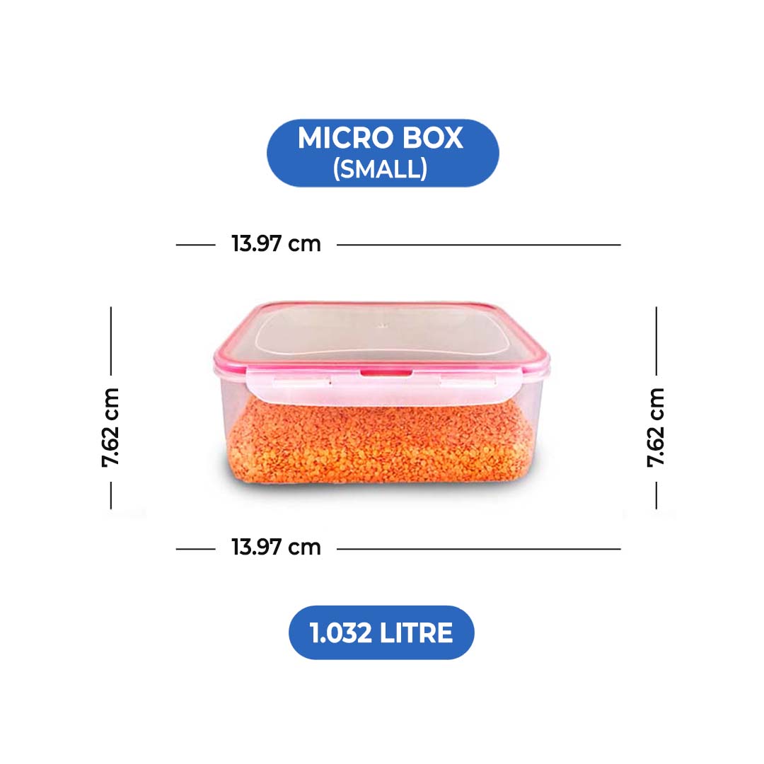 (5.7 litre) Air tight 3 Pieces Food Container Set Microbox