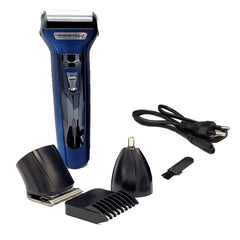 Kemei 3 in 1 Rechargeable and Cordless Electric Shaver