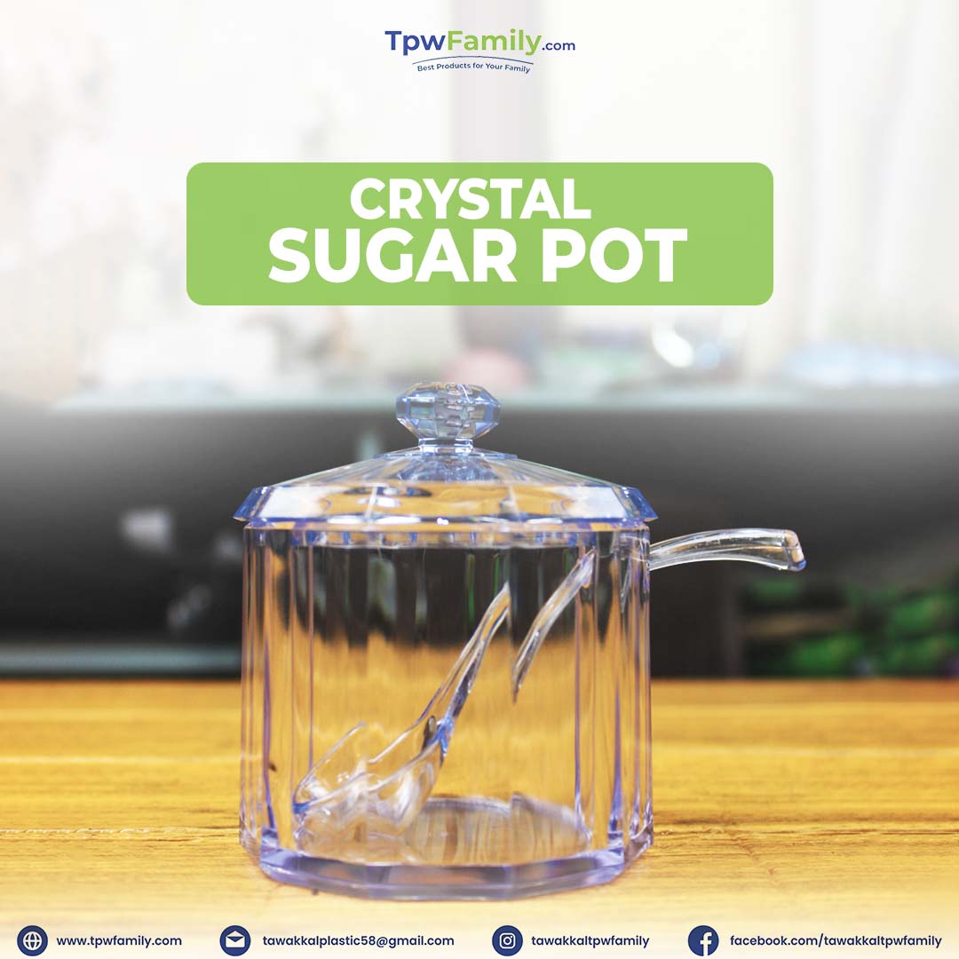 Crystal Sugar Pot