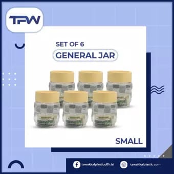 GENERAL JAR 6 PCS (SMALL)