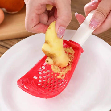 Silicone Garlic Crusher Draining Spoon