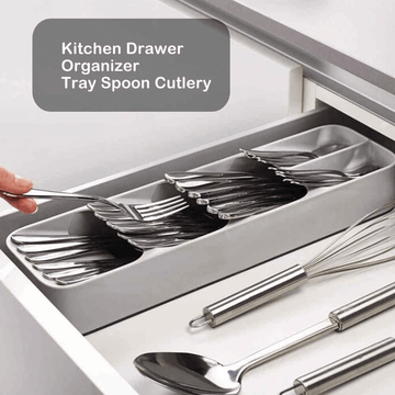 kitchen Drawer Cutlery Organizer Tray