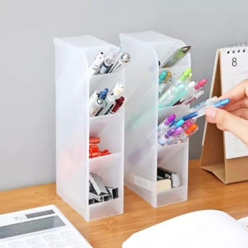 Multi-Function 4 Grid Pen Holder 1pcs