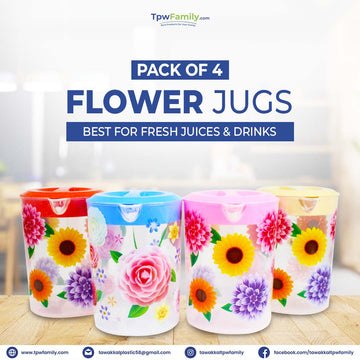 Pack of 4 (flower jugs)